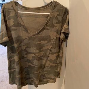Camo V-Neck Shirt